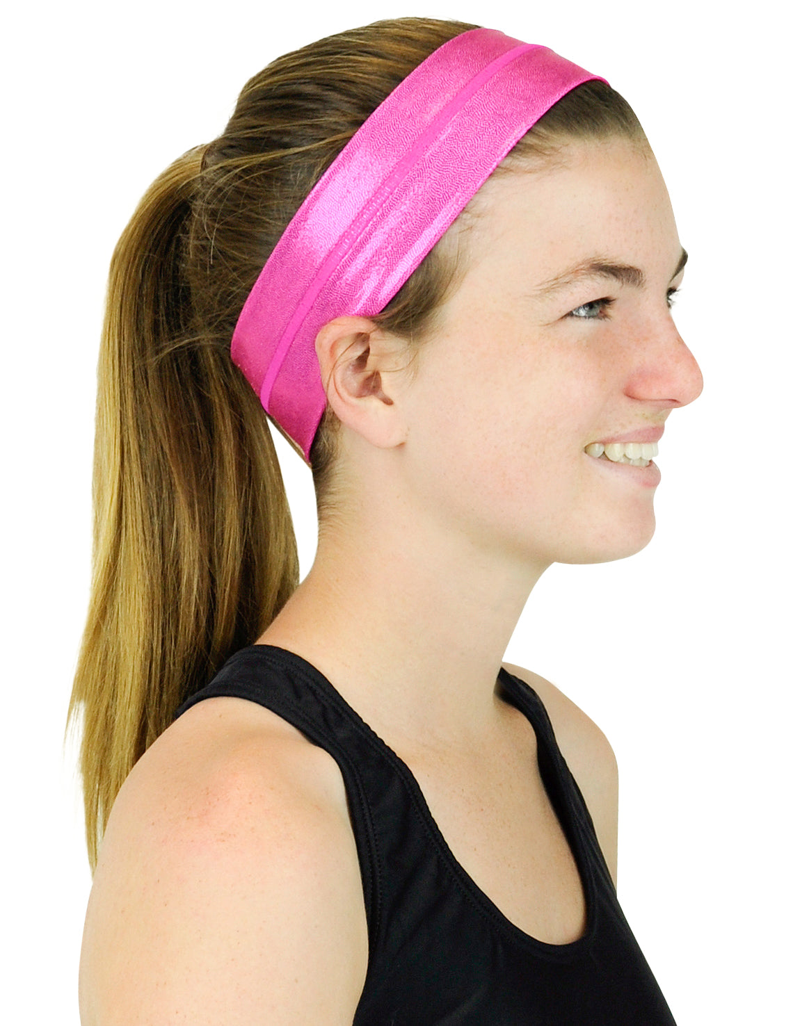 SphereBand Soft Headband with Silicone Grippers - Fuchsia