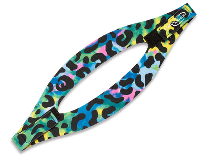 Goggle Strap - Leopard Tie Dye