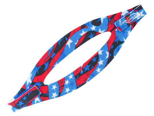 Goggle Strap - Patriotic Flames