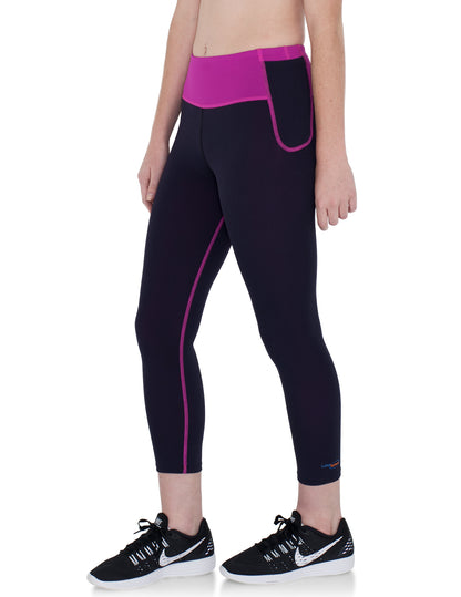 Energy Exercise Capris - Pink & Black