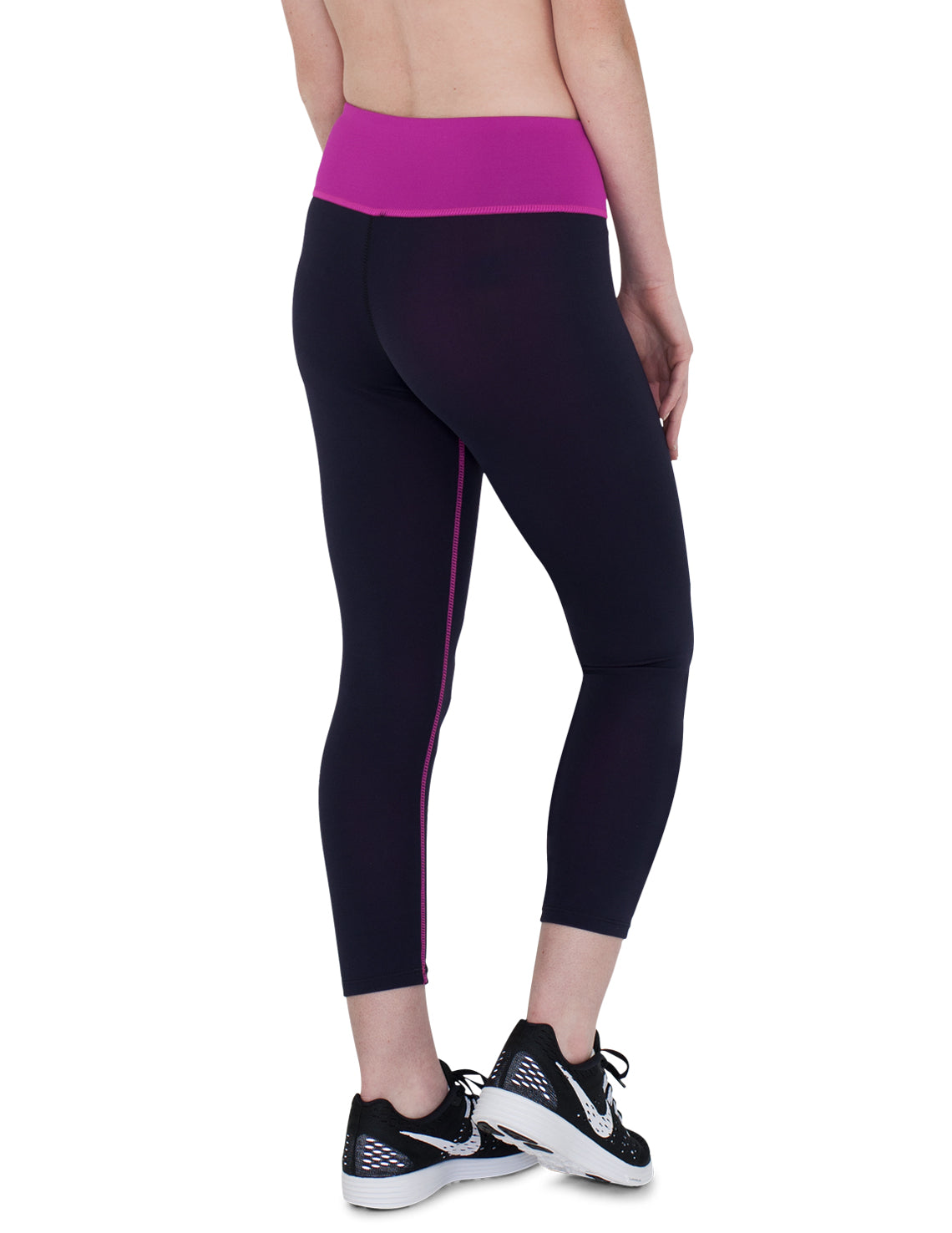 Energy Exercise Capris - Pink & Black