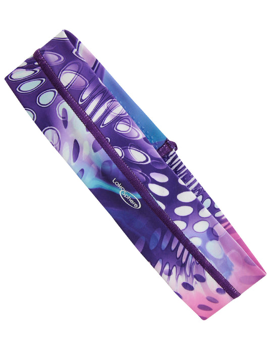 SphereBand Soft Headband with Silicone Grippers - Purple Rain