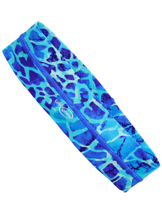 SphereBand Soft Headband with Silicone Grippers - Wild Blue