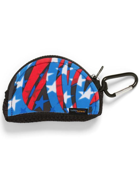 Mouthguard Case - Patriotic Flames