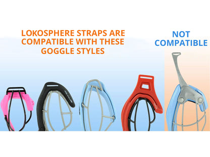 Goggle Strap - Daisy Orchid